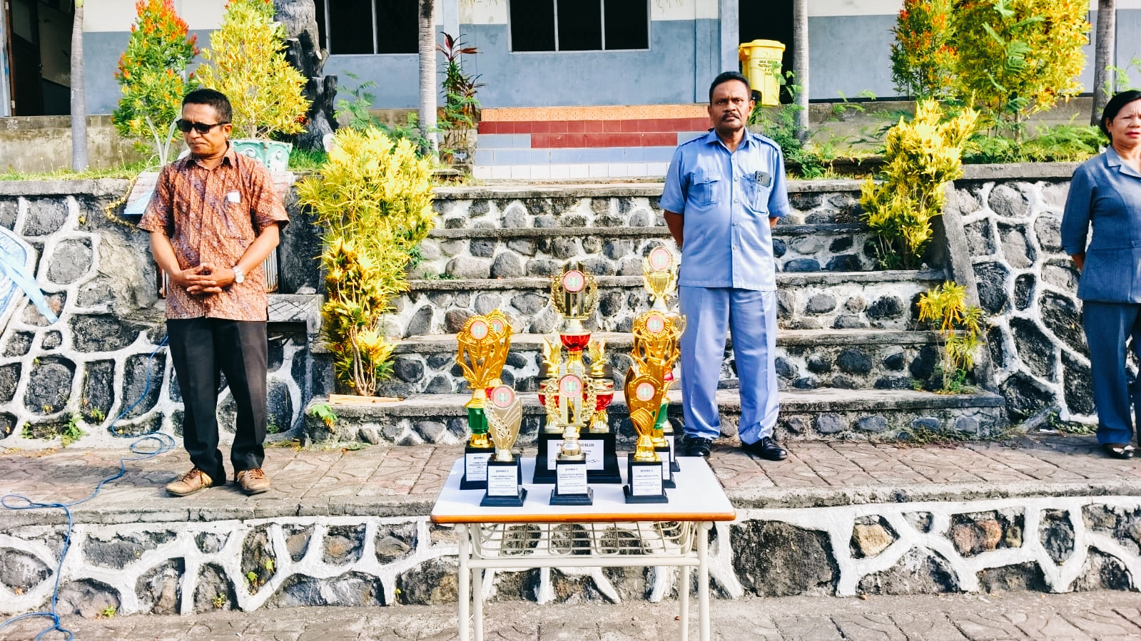 Apel penyerahan piala kejuaraan